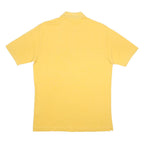KAPPA Mens Yellow Cotton Polo Shirt L Classic Casual Logo Embroidered