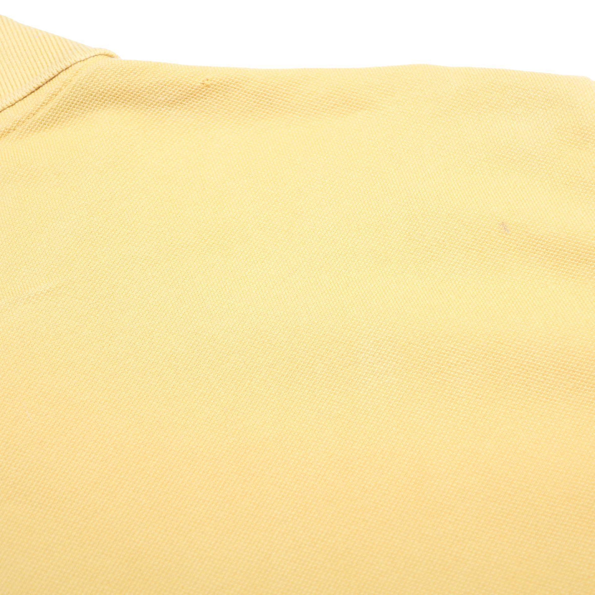 KAPPA Mens Yellow Cotton Polo Shirt L Classic Casual Logo Embroidered