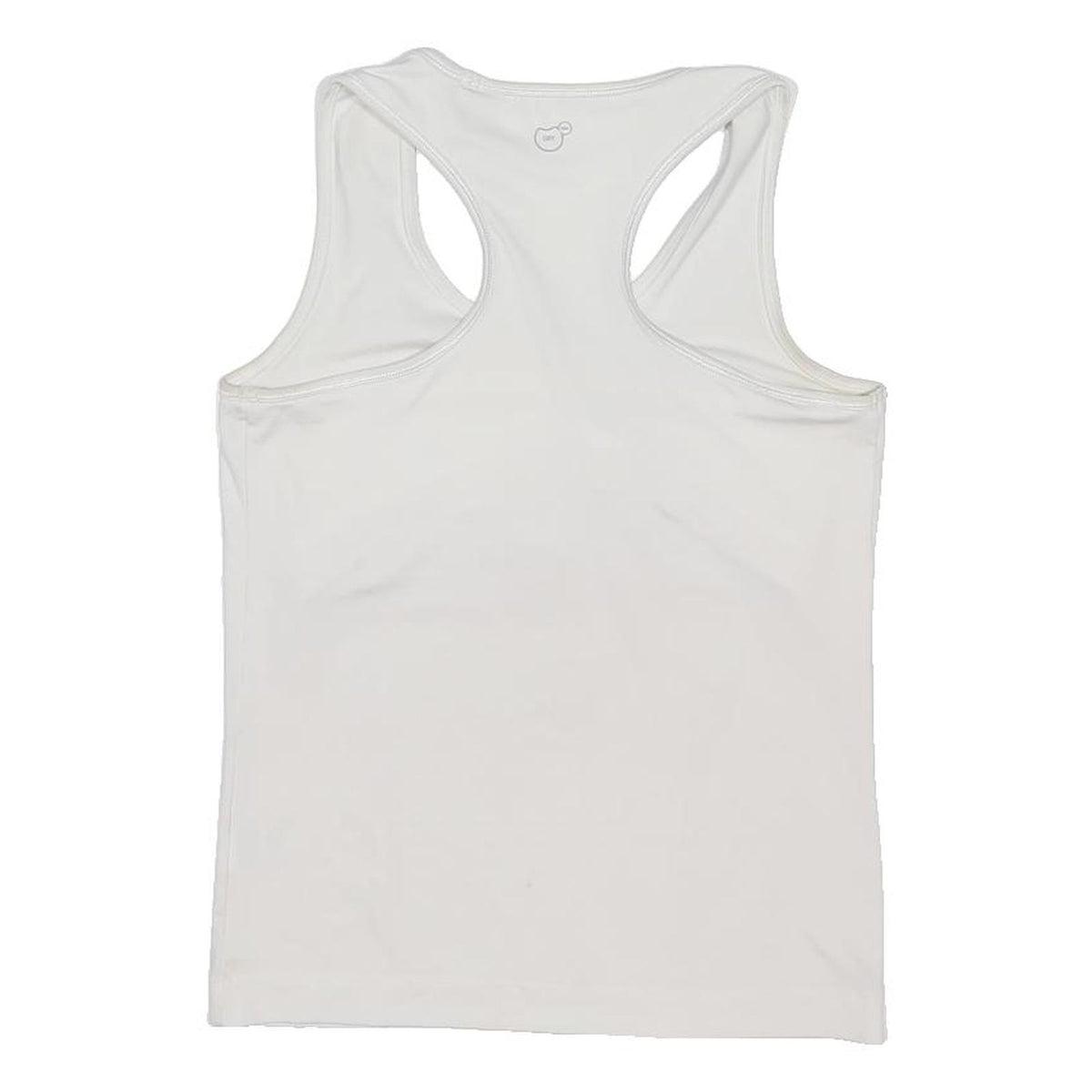 PUMA Womens White Sports Vest Sleeveless Scoop Neck Racer Back UK 16 Polyester