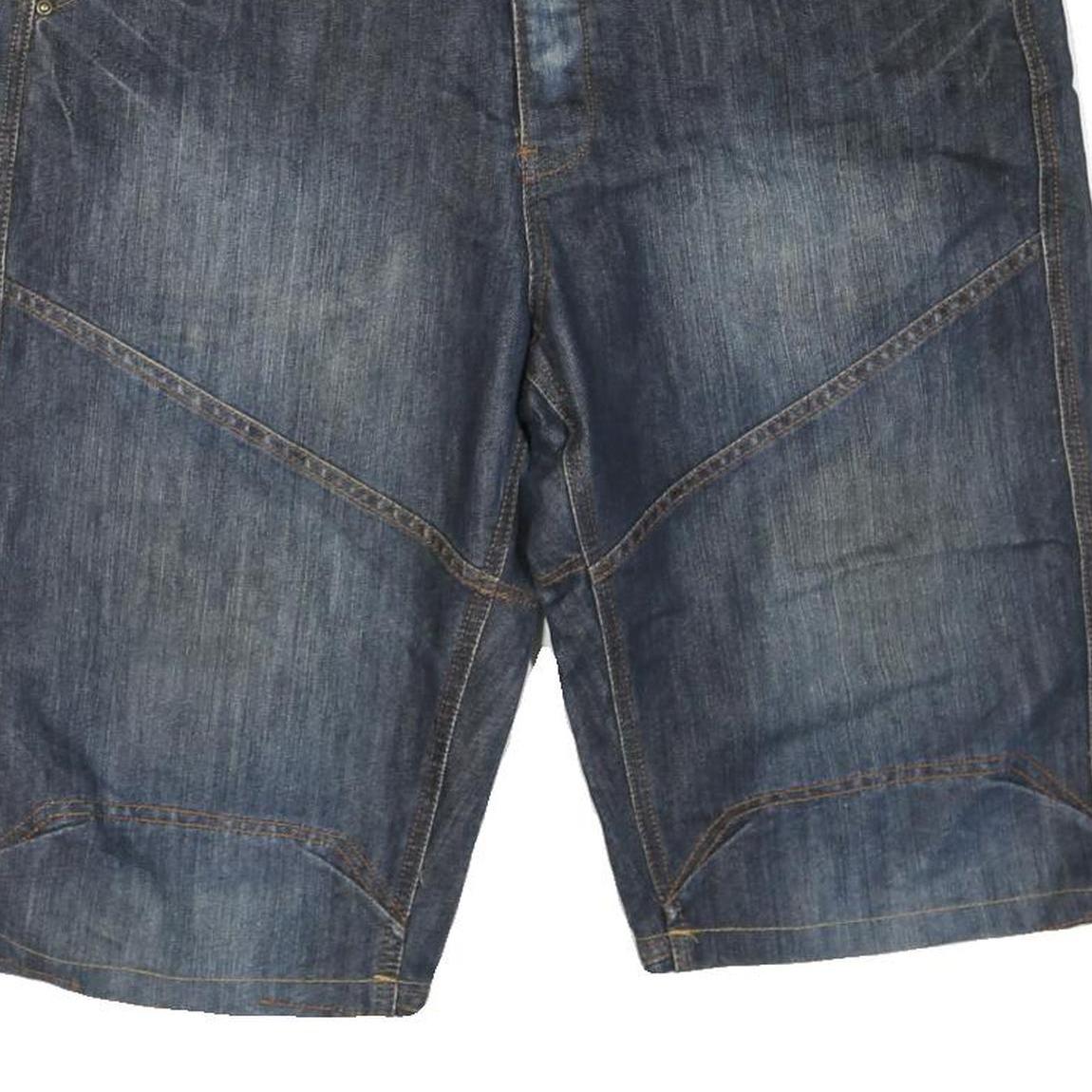 TEDDY'S Mens Denim Blue Casual Shorts L W36 Cotton Blend Stylish Comfortable Fit