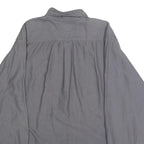TOMMY HILFIGER Mens Grey Cotton Shirt L Button-Down Long Sleeve Classic