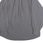 TOMMY HILFIGER Mens Grey Cotton Shirt L Button-Down Long Sleeve Classic