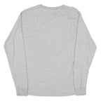 CHAMPION Mens Grey Long Sleeve Crew Neck Signature Logo T-Shirt M