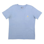 CARHARTT Womens Blue Pocket T-Shirt M Short Sleeve Crew Neck Casual