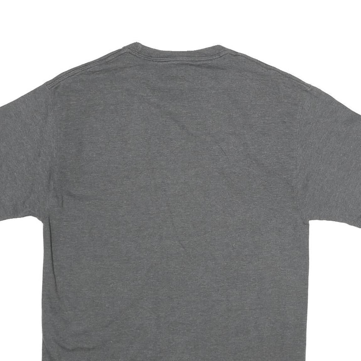 CHAMPION Mens Grey Graphic T-Shirt M Short Sleeve Crew Neck Classic Cotton