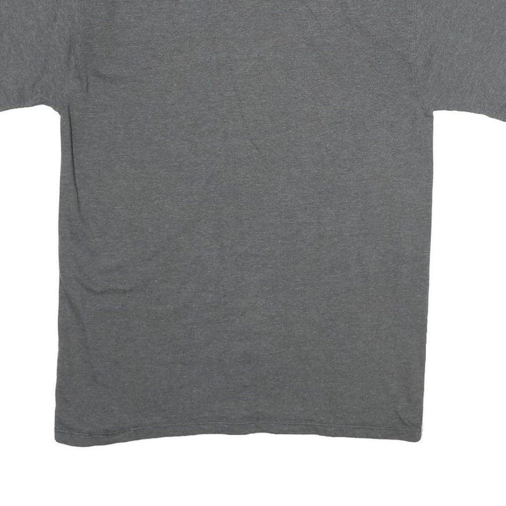 CHAMPION Mens Grey Graphic T-Shirt M Short Sleeve Crew Neck Classic Cotton