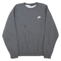 NIKE Mens Sweatshirt Grey Crew Neck M