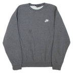 NIKE Mens Sweatshirt Grey Crew Neck M