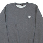 NIKE Mens Sweatshirt Grey Crew Neck M