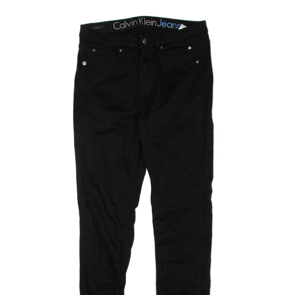CALVIN KLEIN JEANS Womens Jeans Black Regular Skinny W26 L30