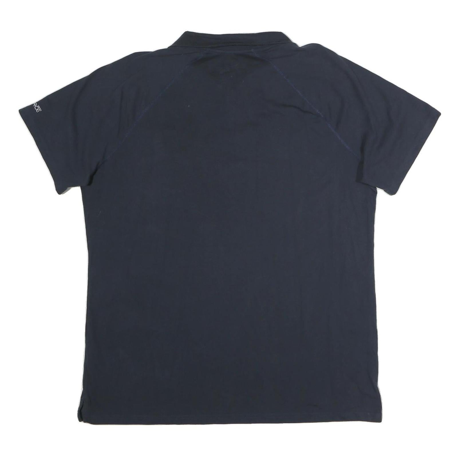 CARHARTT Mens Navy Blue Short Sleeve Plain XL Cotton Polo Shirt Workwear