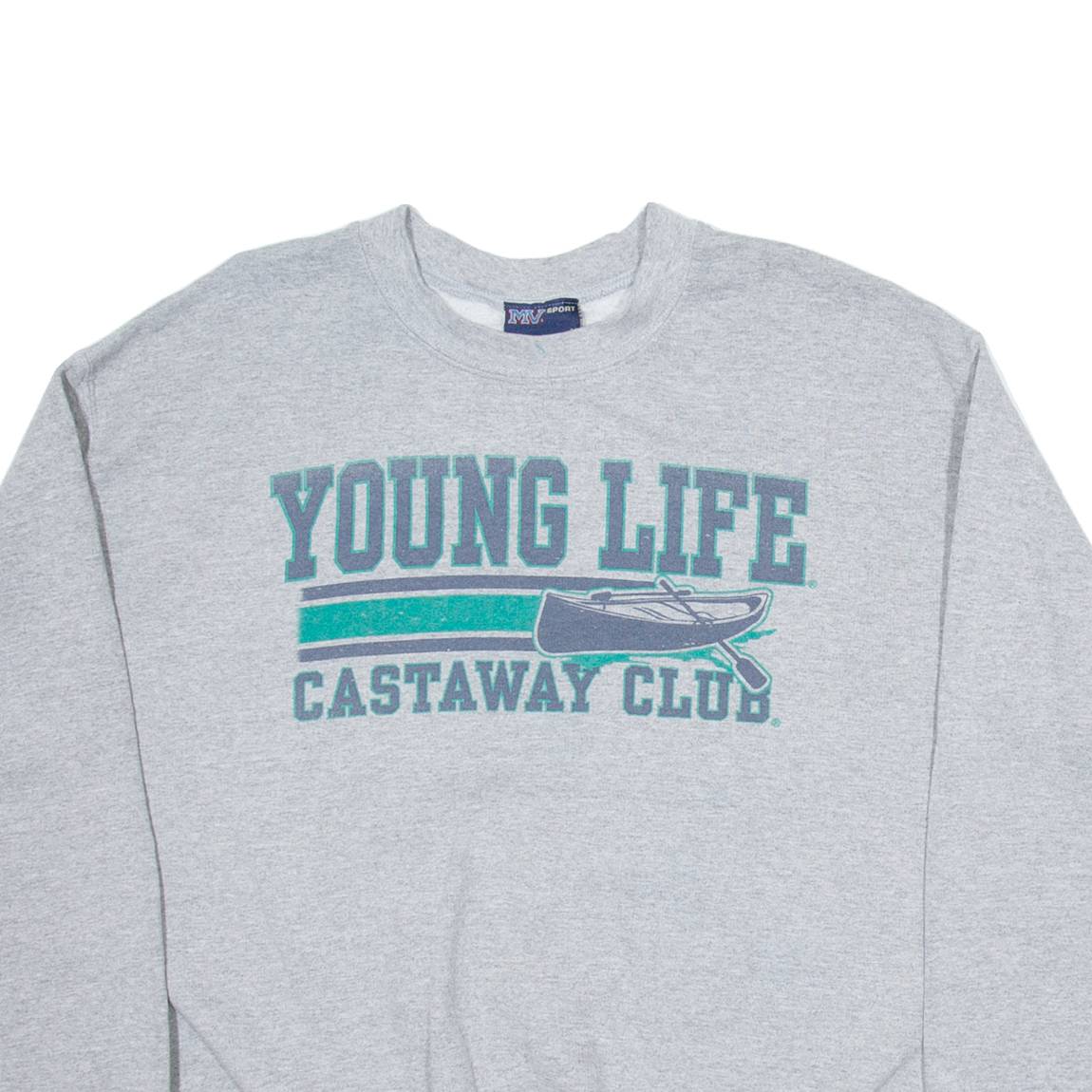 MV SPORT Mens Sweatshirt Grey M