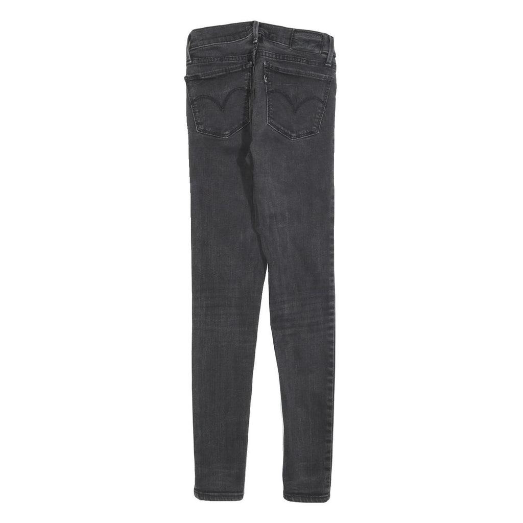 LEVI'S 710 Womens Slim Skinny Denim Dark W24 L27 Stretch Cotton Blend Jeans