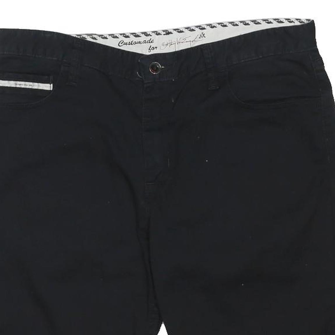 VANS Mens Black Casual Shorts M W35 Cotton Blend Comfortable Stylish