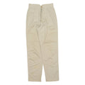 BIG DOG Pleated Chino Womens Trousers Beige Regular Tapered W24 L28