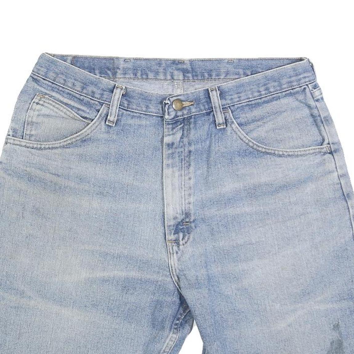 WRANGLER Mens Denim Blue Casual Shorts L W34 Relaxed Fit Classic Style