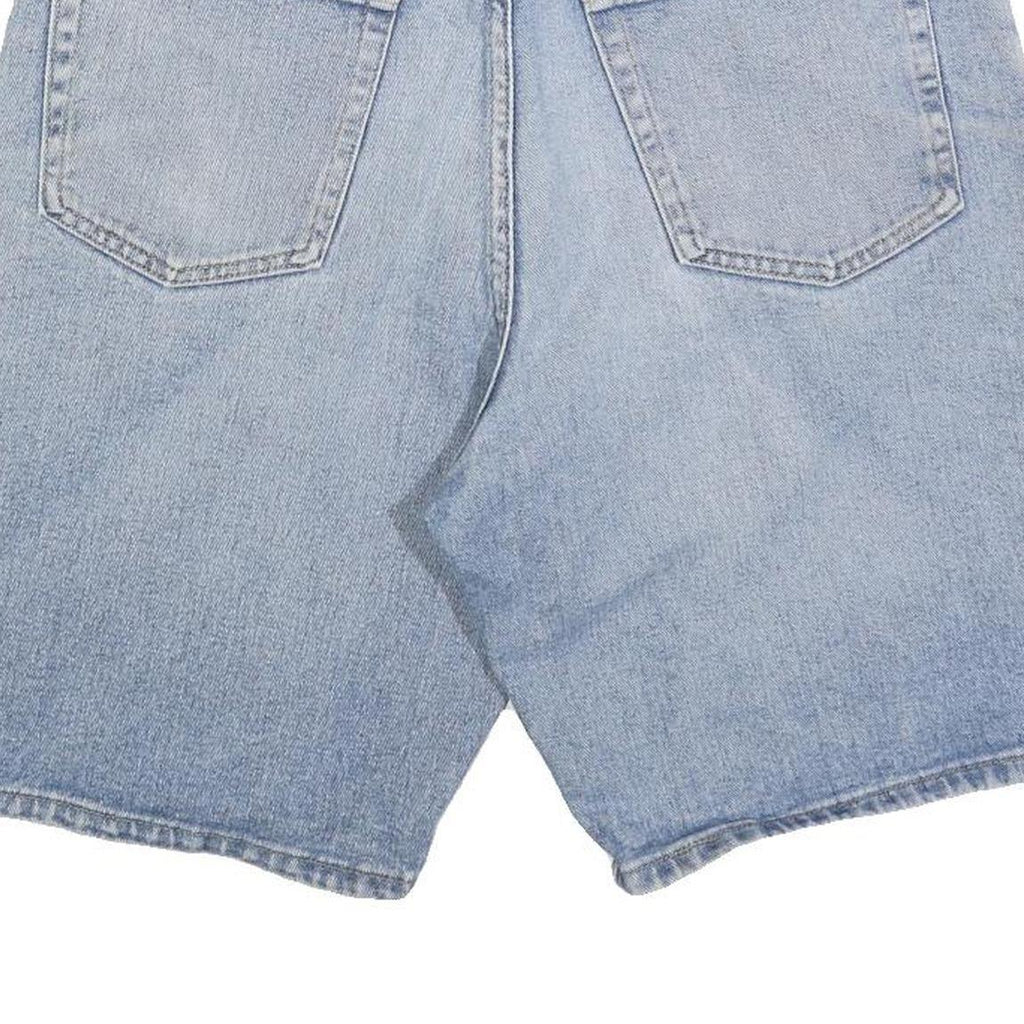 WRANGLER Mens Denim Blue Casual Shorts L W34 Relaxed Fit Classic Style