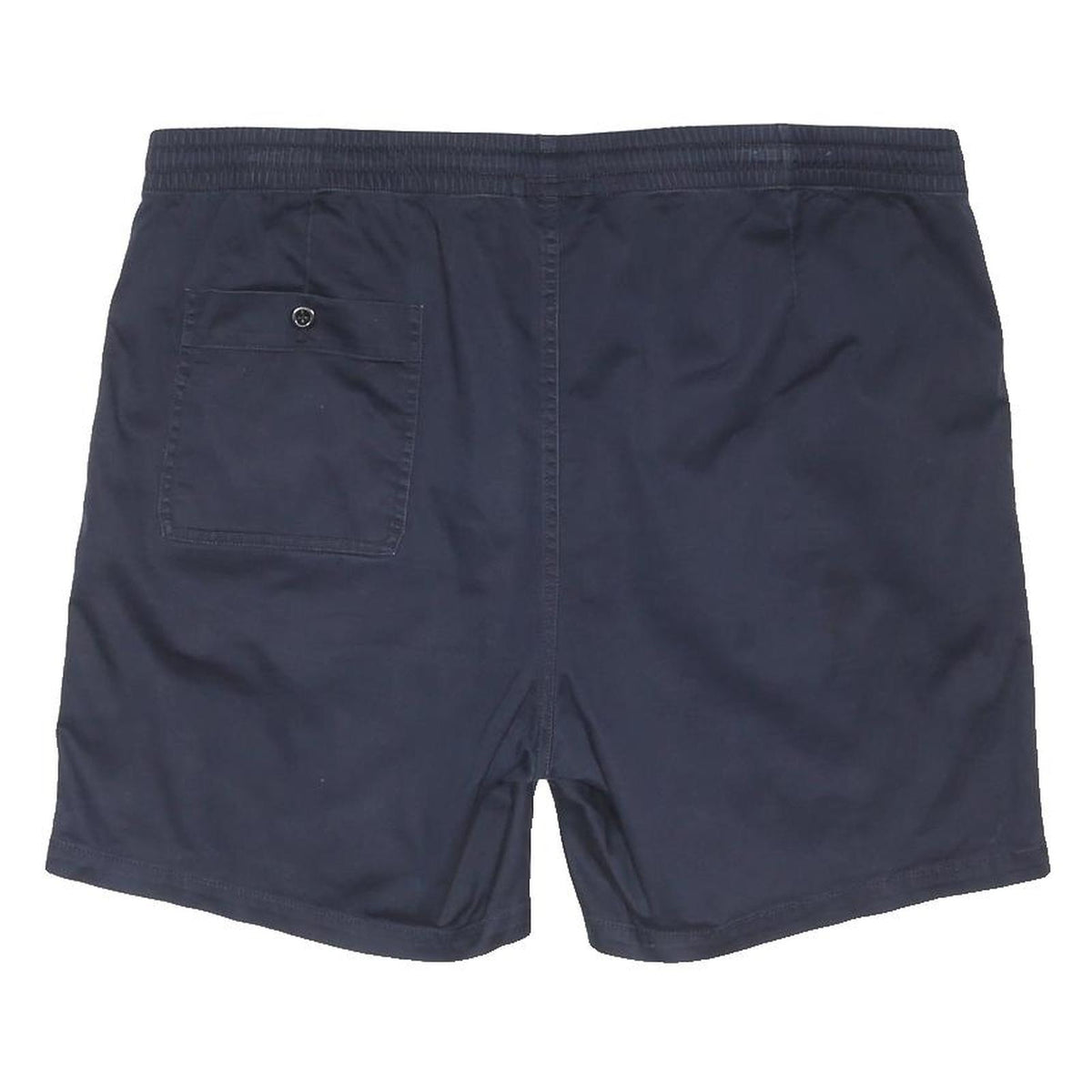 GANT Mens Shorts Navy Blue Casual Plain 2XL W40 Cotton Blend Drawstring Waist