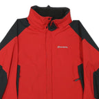 SPRAYWAY Mens Red & Black Outdoor Jacket S Polyester Blend Zip Comfort Style
