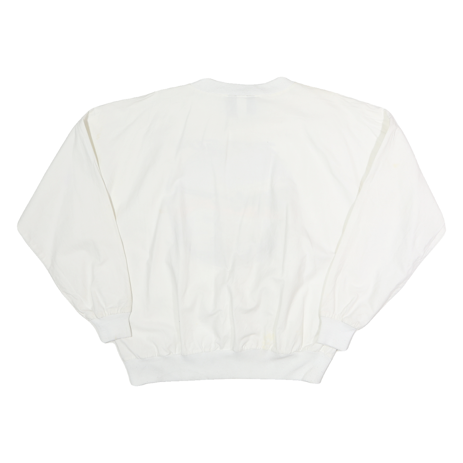 NORTHWEST KNITTING MILLS Mens White Cotton Crew Neck L 737-500 Airplane Print