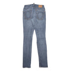 TRUE RELIGION Womens Slim Blue Denim Slim Jeans W24 L32 Classic Zip