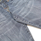 TRUE RELIGION Womens Slim Blue Denim Slim Jeans W24 L32 Classic Zip