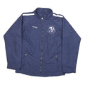 REEBOK Mens Blue & White Crusaders Sports Program Track Jacket XL Polyester