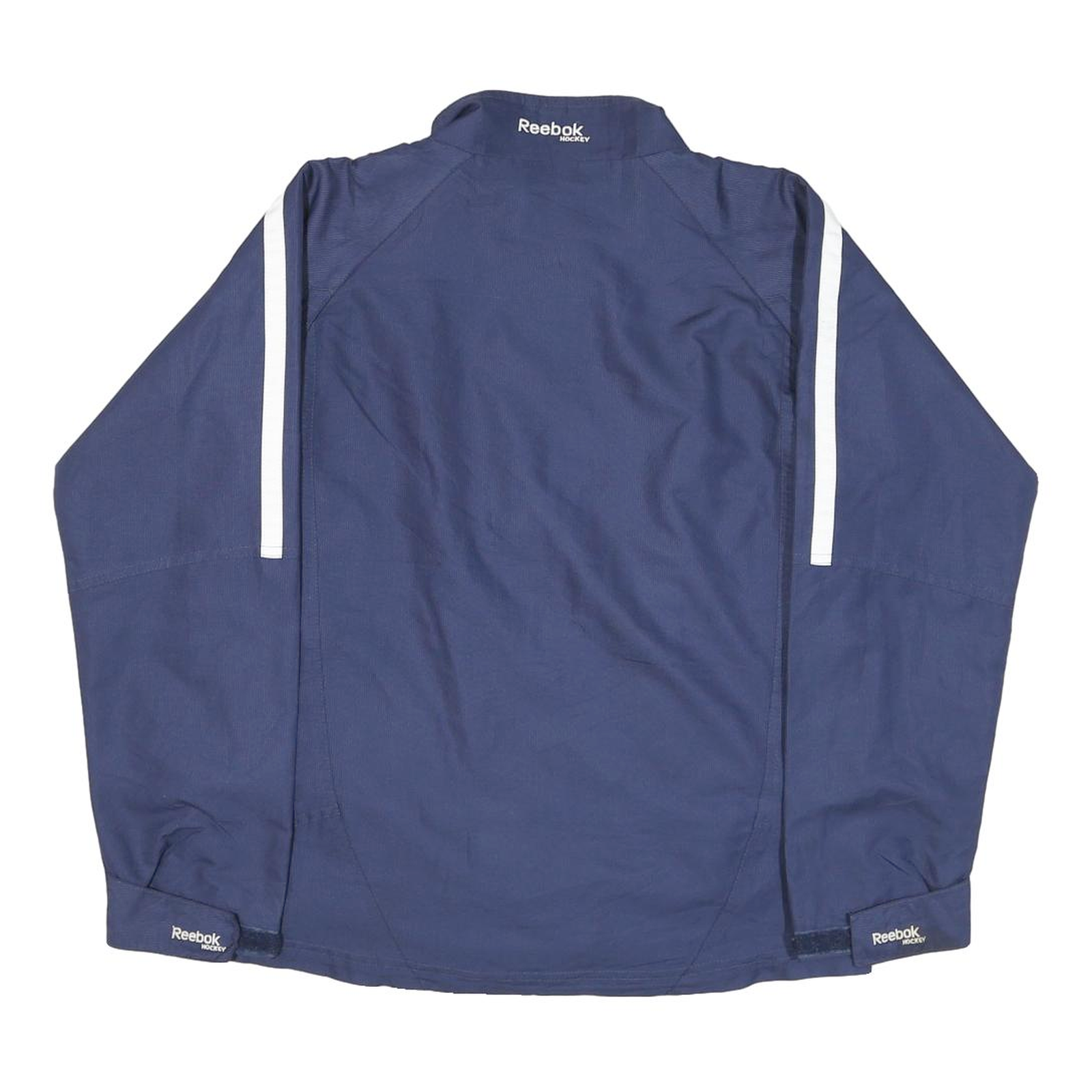 REEBOK Mens Blue & White Crusaders Sports Program Track Jacket XL Polyester