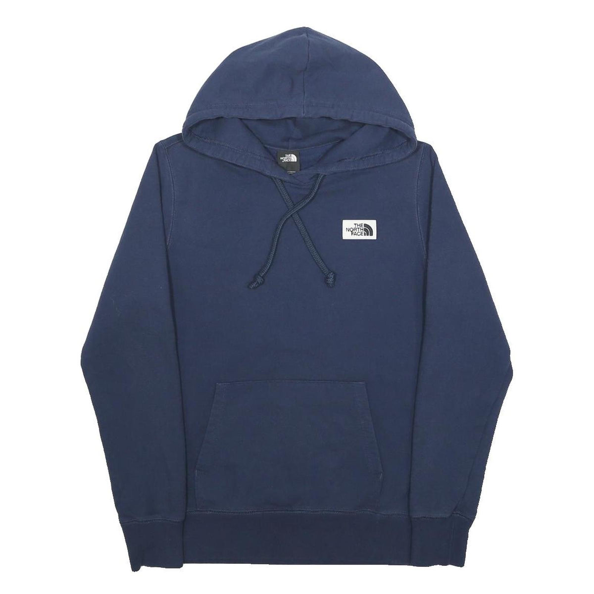 THE NORTH FACE Womens Navy Blue Hoodie Pullover Size S Cotton Blend Casual