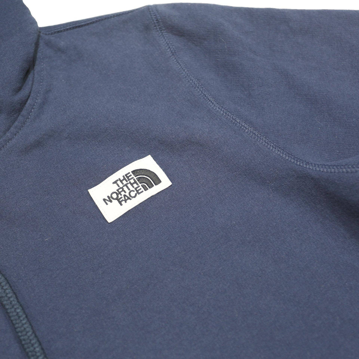 THE NORTH FACE Womens Navy Blue Hoodie Pullover Size S Cotton Blend Casual