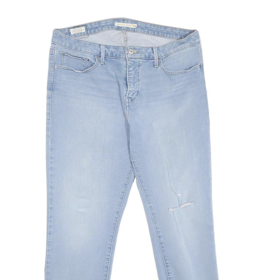 LEVI'S 311 BIG E SHAPING SKINNY Womens Jeans Blue Relaxed Skinny Denim Light W36