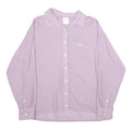 LEE Womens Lilac Plain Shirt XS Lightweight Casual Long Sleeve Button Pocket