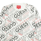 GUESS Mens Sweatshirt White M