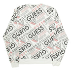 GUESS Mens Sweatshirt White M