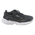ADIDAS Falcon Womens Black Synthetic Trainers UK 4.5 Chunky Sport Casual
