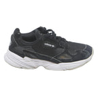 ADIDAS Falcon Womens Black Synthetic Trainers UK 4.5 Chunky Sport Casual