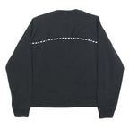 NIKE Mens Black Sweatshirt Crew Neck S Logo Graphic Athletic Casual Pullover