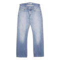LEVI'S 506 Mens Jeans Blue Regular Straight Denim Medium W30 L34 Classic Fit