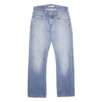 LEVI'S 506 Mens Jeans Blue Regular Straight Denim Medium W30 L34 Classic Fit