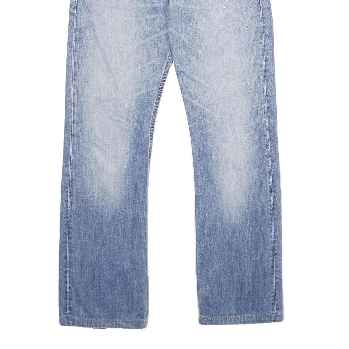 LEVI'S 506 Mens Jeans Blue Regular Straight Denim Medium W30 L34 Classic Fit