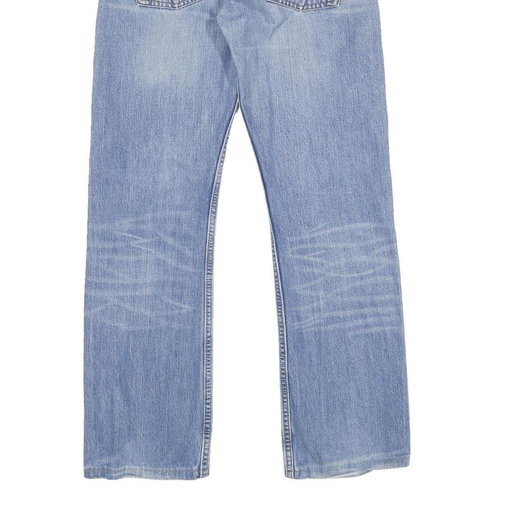 LEVI'S 506 Mens Jeans Blue Regular Straight Denim Medium W30 L34 Classic Fit