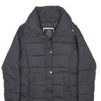 DIESEL Womens Black Jacket L Polyester Puffer Zip Fastening Stylish Warm
