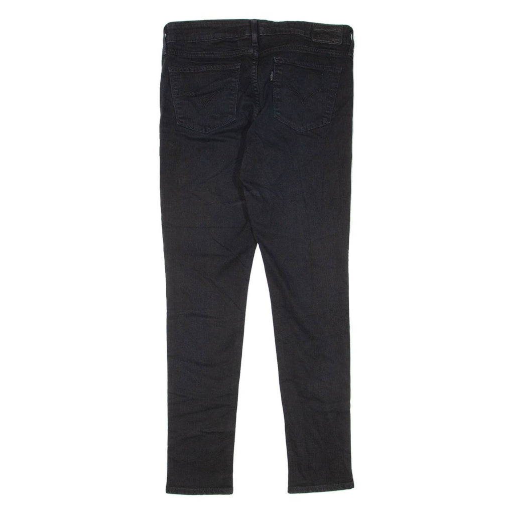 LEVI'S 711 Womens Jeans Black Slim Skinny W28 L27