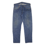 LEVI'S 501 Mens Jeans Blue Regular Straight Denim Medium W32 L28 Classic Button