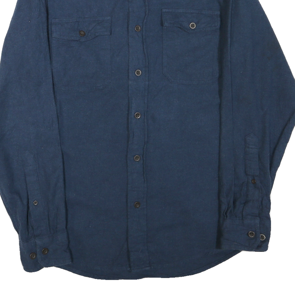 RED HEAD Mens Blue Shirt S Cotton Blend Button Pockets Casual Workwear