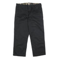 CARHARTT WIP Mens Cotton Black Regular Straight Trousers W34 L26 Casual Workwear