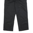 CARHARTT WIP Mens Cotton Black Regular Straight Trousers W34 L26 Casual Workwear