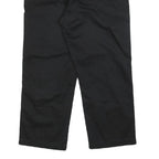 CARHARTT WIP Mens Cotton Black Regular Straight Trousers W34 L26 Casual Workwear