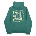 THE NORTH FACE Mens Green Pullover Hoodie S Logo Print Casual Sweatshirt