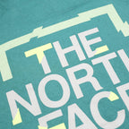 THE NORTH FACE Mens Green Pullover Hoodie S Logo Print Casual Sweatshirt